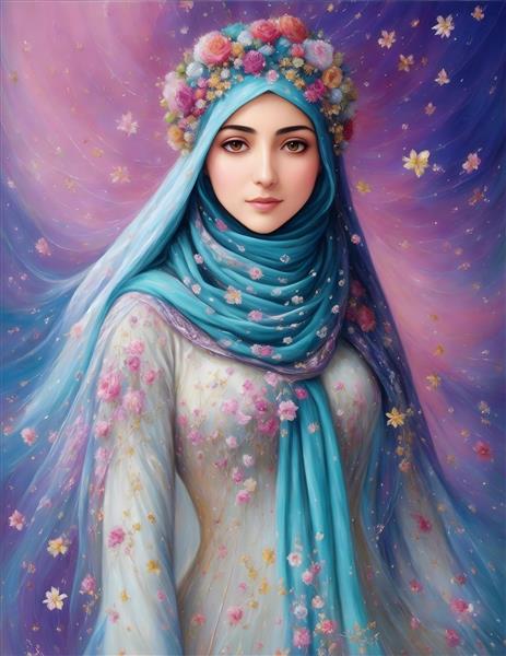 رنگ و لعاب ایران در لباس های بلند با حجاب