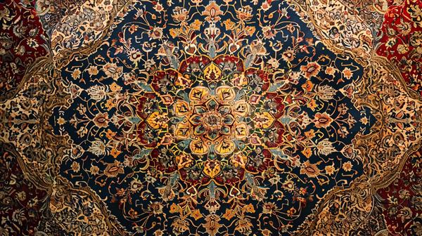 نمونه ای از یک فرش ایرانی