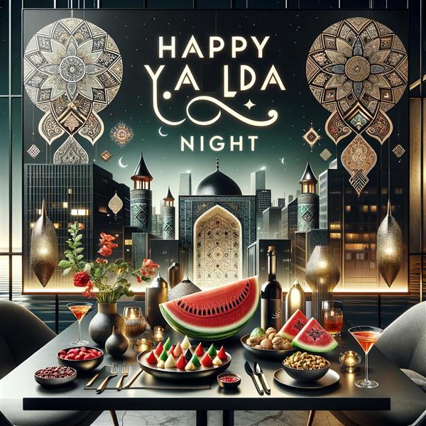 پوسترهای ایرانی مناسب شب یلدا با استایل ها و سایزهای مختلف