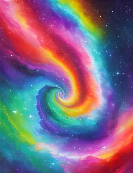 پوسترهای رنگارنگ شفق‌های رویایی کهکشان