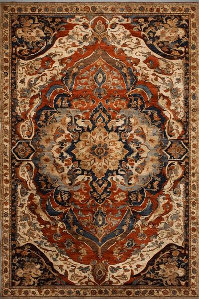زیبایی نقوش ایرانی در فرش دستباف