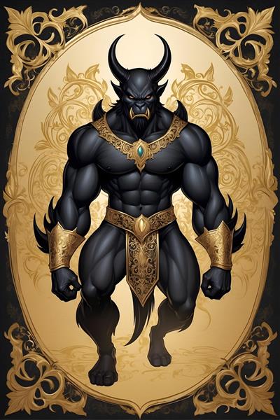 دیو سیاه، نمادی از شر و تاریکی نقاشی های شاهنامه