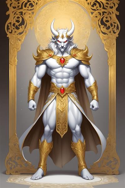 دیو سفید شاهنامه در نقاشی، نمادی از قدرت و جبروت