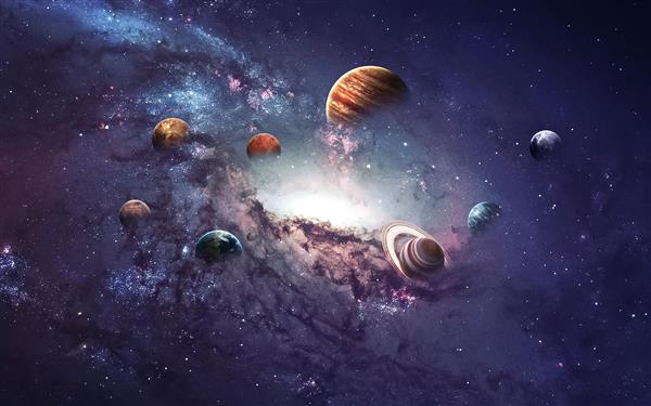 تصاویر با وضوح بالا سیارات منظومه شمسی تصویر توسط ناسا ارائه شده است