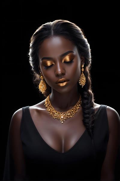 عکس های پرتره ی الهام بخش از زنان سیاه پوست با جواهرات