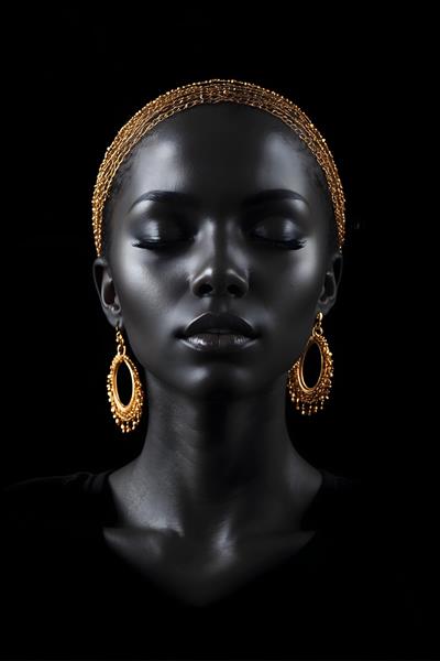 مدل های جدید گوشواره و گردنبند برای زنان سیاه پوست