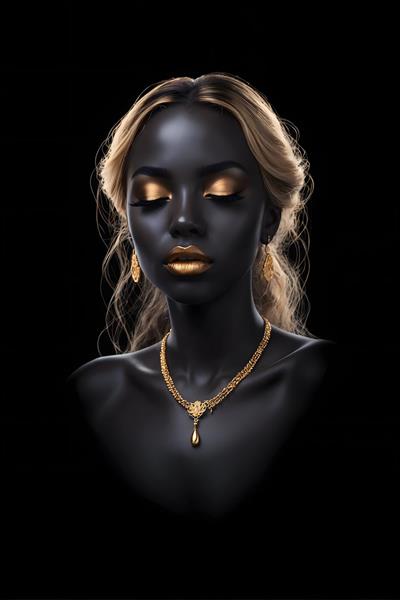 تناسب رنگ در آرایش و جواهرات برای زنان با پوست براق