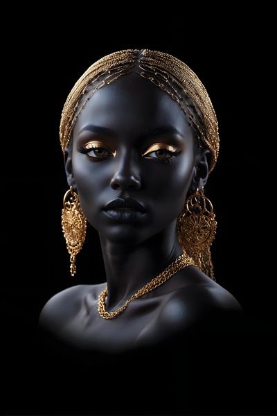 مدل آرایش و تزئینات مو برای زنان سیاه پوست با پوست براق