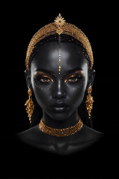 عکاسی پرتره از زنان سیاه پوست با جواهرات سنتی