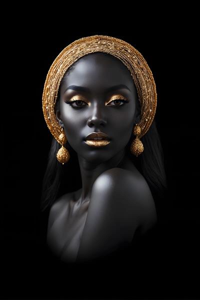 ایده های خلاقانه برای عکاسی پرتره از زنان سیاه پوست با جواهرات