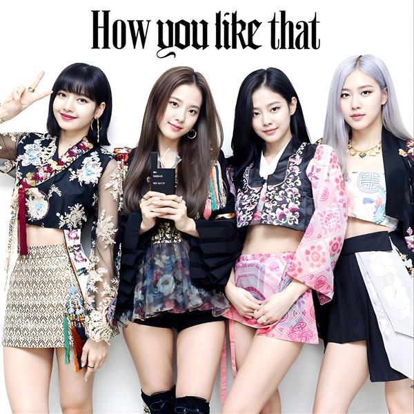 گروه دخترانه کره‌ای بلک پینک متشکل از جیسو، جنی، رزی و لیسا