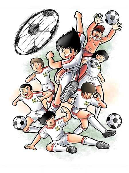 پوستر انیمه فوتبالیست ها: کاپیتان سوباسا، شوت های آتشین