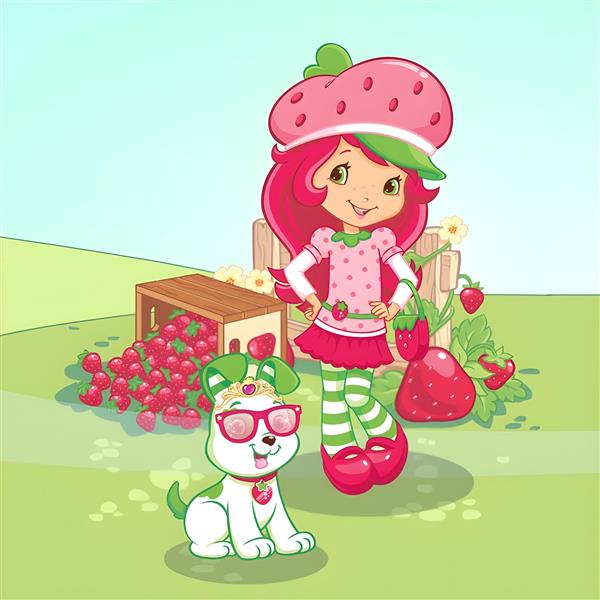  عکس دختر توت فرنگی و دوستانش