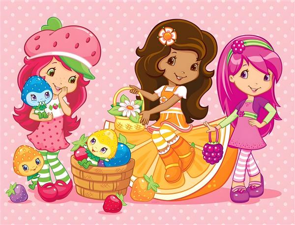  عکس دختر توت فرنگی و دوستانش