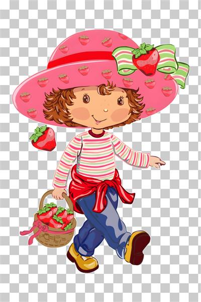  عکس دختر توت فرنگی و دوستانش