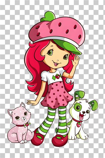  عکس دختر توت فرنگی و دوستانش