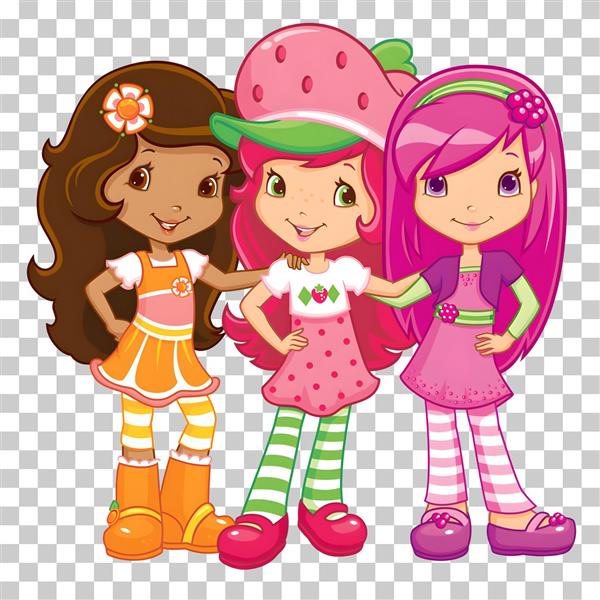  عکس دختر توت فرنگی و دوستانش