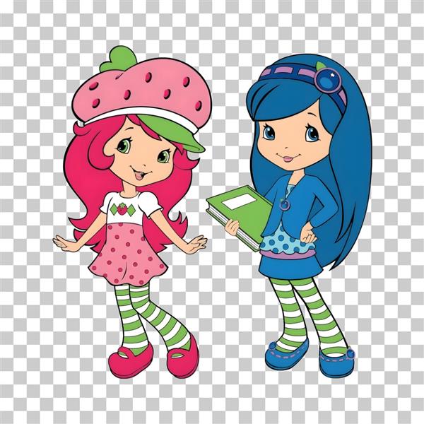  عکس دختر توت فرنگی و دوستانش