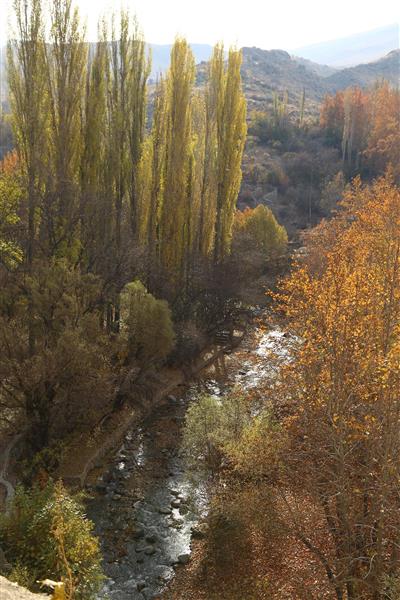 پاییز برغان البرز رودخانه ای در میان پاییز