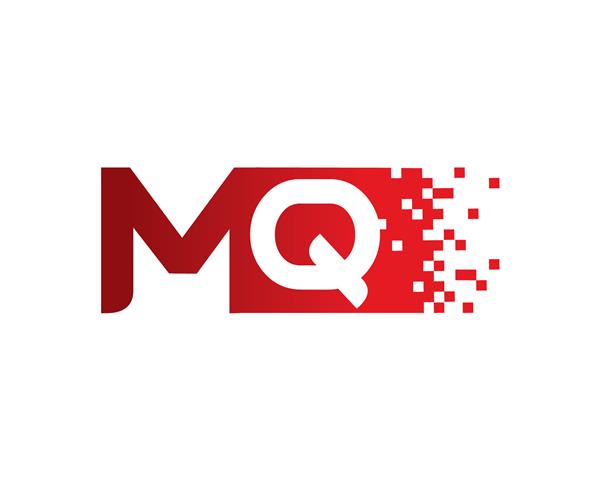 وکتور طرح لوگو Letter MQ نشان طرح مفهومی نماد خلاقانه نماد