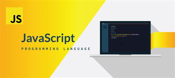 زبان برنامه نویسی جاوا اسکریپت با کد اسکریپت روی صفحه لپ تاپ تصویر کد زبان برنامه نویسی