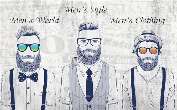 بنر آرایشگاه مردانه لایه باز رایگان