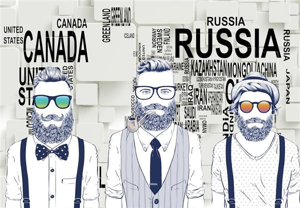  بک گراند ارایشگری مردانه