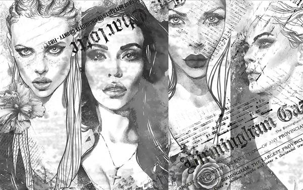 بنر آرایشگاه مردانه لایه باز رایگان