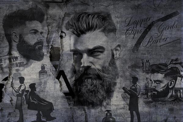  بک گراند ارایشگری مردانه