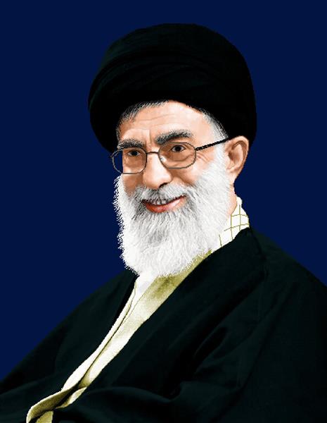 تابلو فرش پرتره آیت‌الله خامنه‌ای