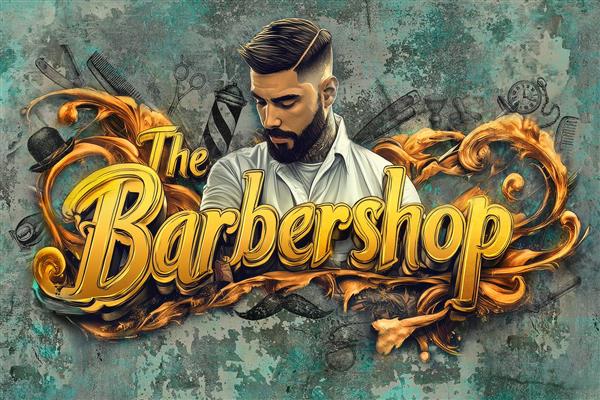 بنر آرایشگاه مردانه لایه باز رایگان