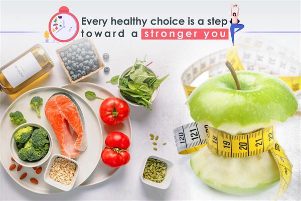 پوستر دیواری 3d دکتر متخصص تغذیه سالم و تندرستی
