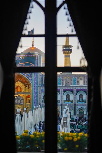 نمای صحن حرم امام رضا (ع)