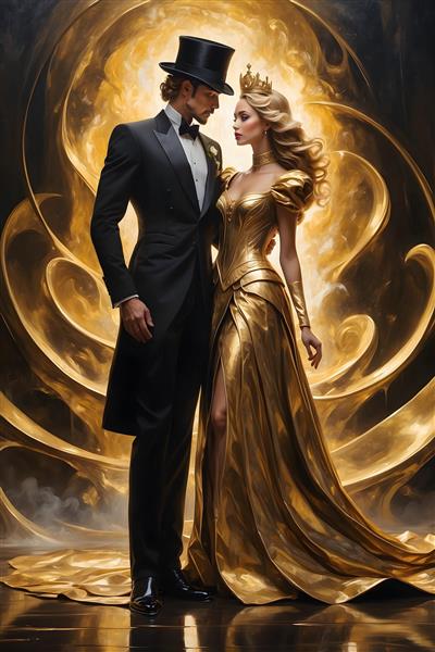 زوج طلایی درخشان