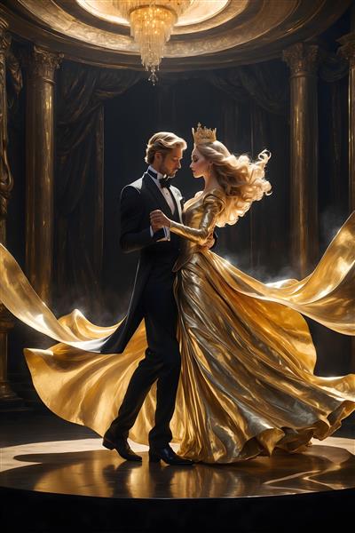 رقص بال‌روم زوج طلایی