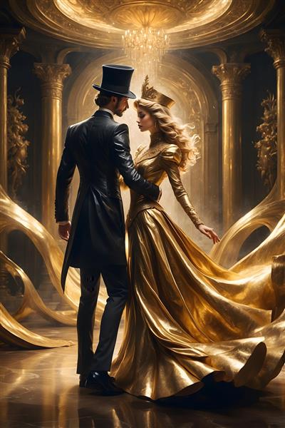 زوج طلایی فشن بال‌روم