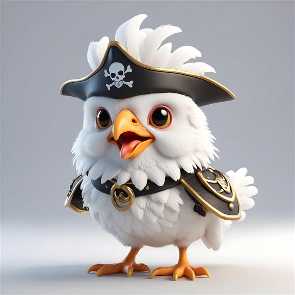 جوجه دزد دریایی کارتونی