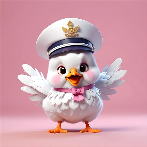 جوجه کاپیتان پاپیون صورتی