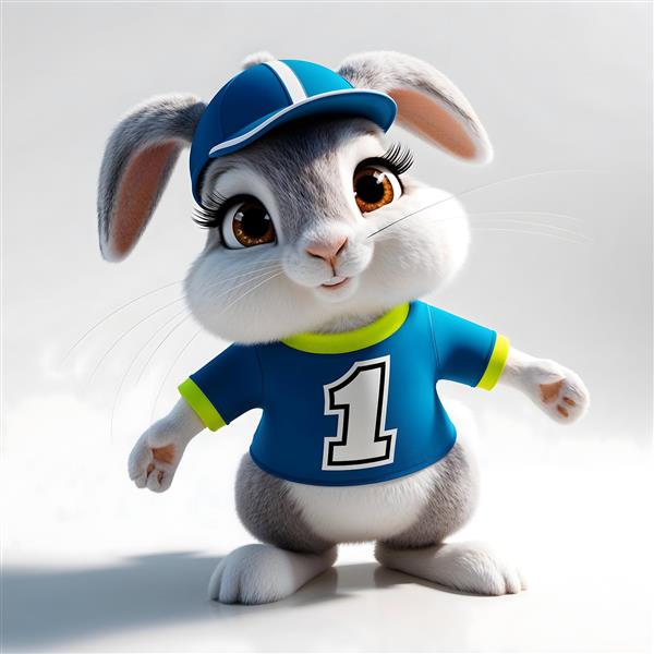 خرگوش دخترانه ورزشی شماره ۱