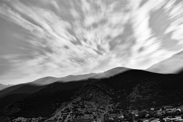 ابرها در کوهستان ایران: عکس انتزاعی امپرسیونیسم از مناظر طبیعت