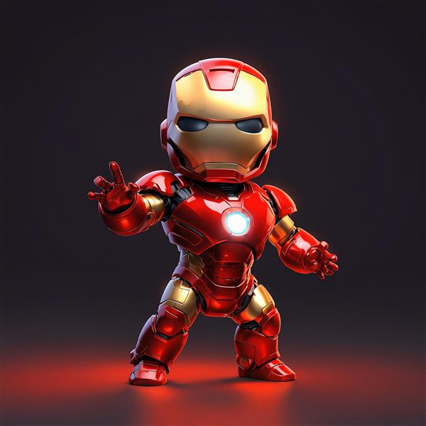 عکس آیرون من کودک با دست آماده شلیک رپالسر