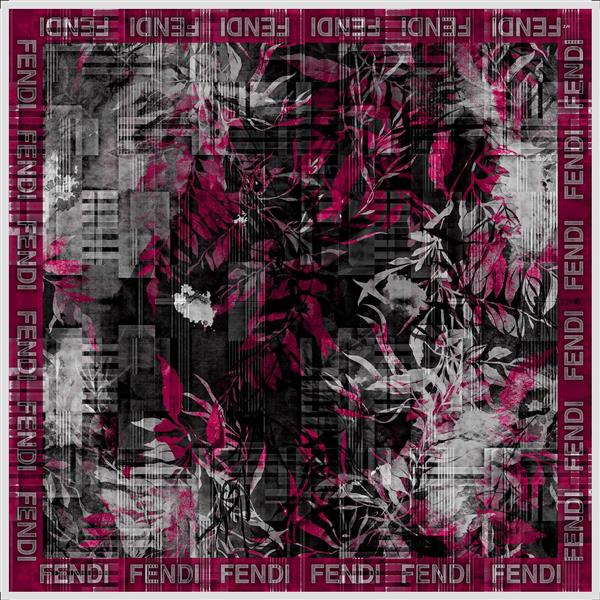 طرح دکوراتیو باکیفیت؛ ترکیب رزهای آبرنگی قرمز و مشکی با حاشیه و پترن گورخری (فشن)