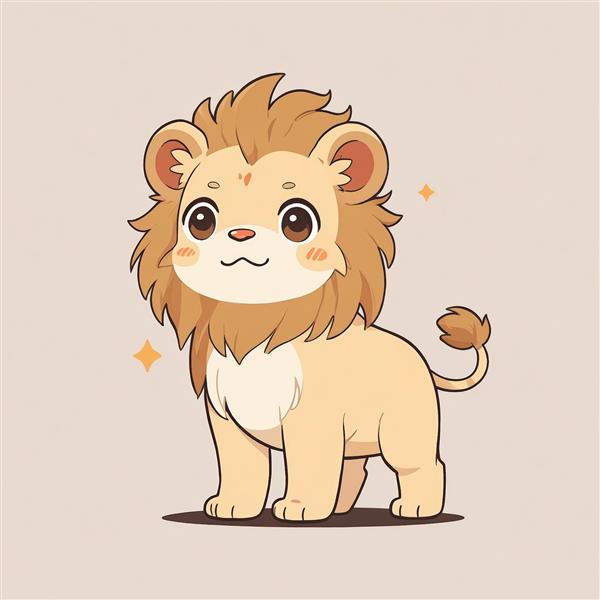 تصویر اورجینال بچه شیر با یال پرپشت و چشم‌های درشت براق (کیفیت چاپ عالی)