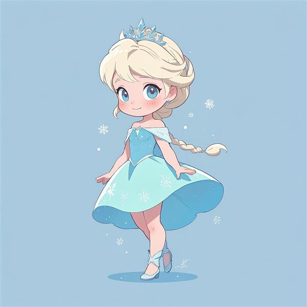 وکتور السا چیبی در حال رقص انیمیشن فروزن