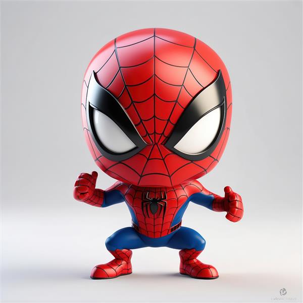 مجسمه کوچک مرد عنکبوتی مدل فانتزی و مینیاتوری