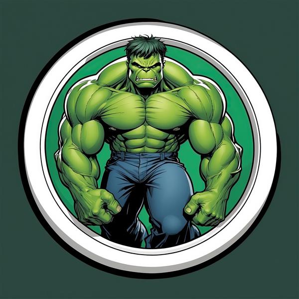 دانلود عکس دوربری شده هالک عصبانی با کیفیت بالا مناسب طراحی لیبل و استیکر