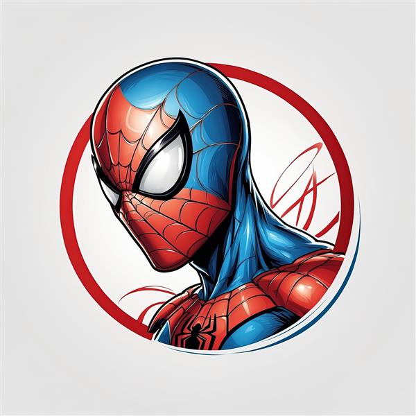 تصویر نیم‌رخ مرد عنکبوتی با کلاه کلاسیک در حال نگاه به پایین