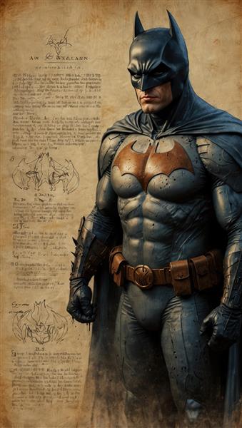 بتمن در کنار طرح‌های مفهومی لباس با پس‌زمینه کهنه طرح دکوراتیو کلاسیک و فنی برای دیوار