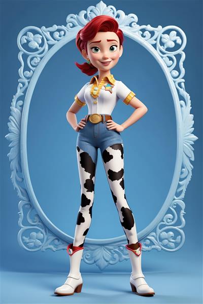 پوستر باکیفیت جسی در قاب طلایی طرح دار (تصویر سه‌بعدی و جذاب برای چاپ روی فوم و شاسی)