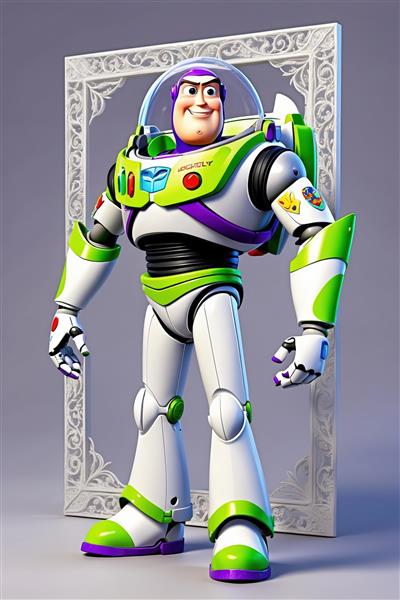 عکس چاپ تابلو باز لایتر در قاب سفید (طرح استودیویی با جزئیات بالا مناسب چاپ عریض)